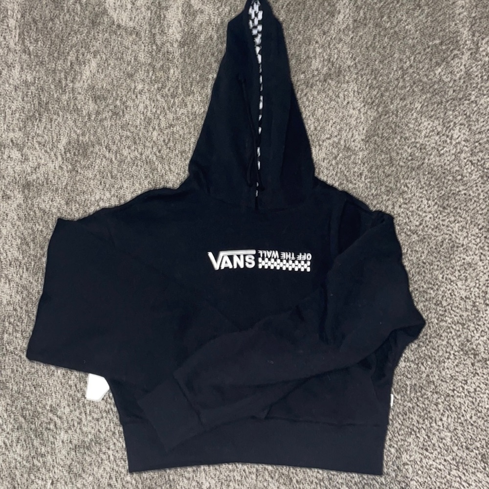 vans cropped hoodie